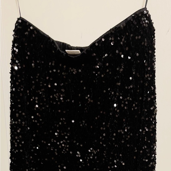 SHEIN… black sequin pants, size L - Picture 3 of 8